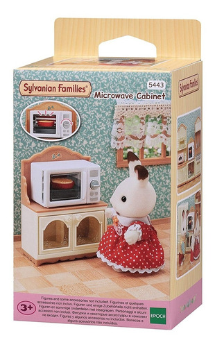 Juguete Sylvanian Families Armario De Cocina Con Microondas