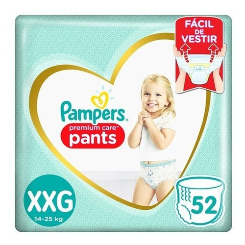 Pañales Pampers Premium Care Pants  XXG