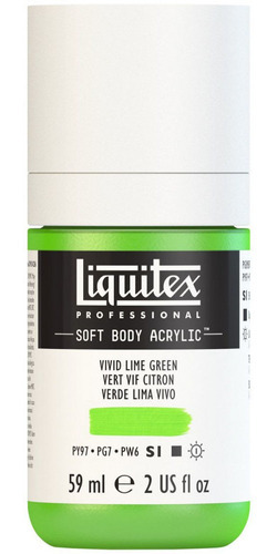 Tinta Acrílica Liquitex Soft Body 59ml S1 Vivid Lime Green
