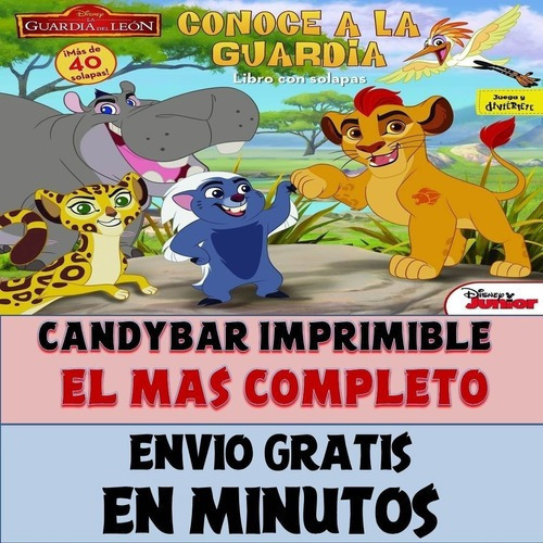 Kit Imprimible Candy Bar La Guardia Del León El Mas Completo