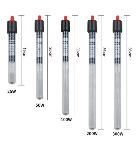 Imagen 3 de 10 de Calefactor Calentador Sumergible Acuario Pecera Boyu 100w