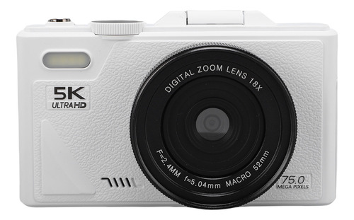Câmera De Zoom Digital 18x 5k Para Fotografia Anti Shake Wif