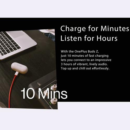 Oneplus Buds Z Auriculares Inalámbricos Tws Bluetooth 5.0