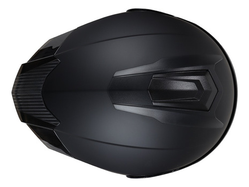Casco Abatible Edge Boston Con Luz Led Certificación Dot Negro Lisa L
