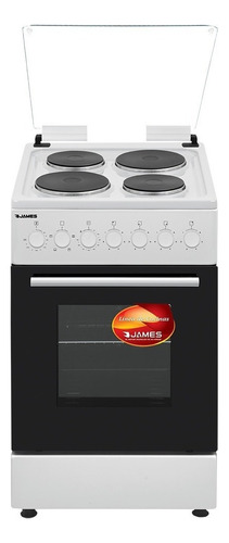 Cocina James C-801 A RTKS Con Tapa eléctrica 4 hornallas  blanca 220V - 240V puerta con visor