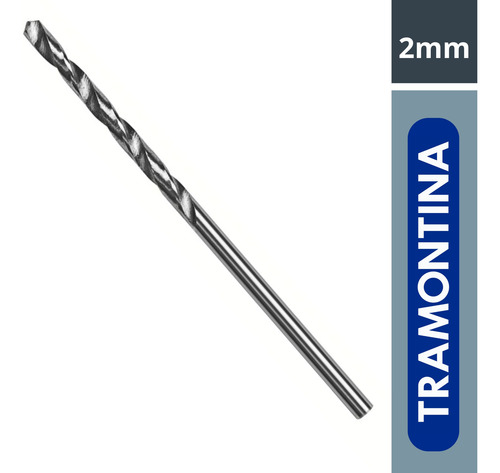 Broca De Aço Rapido 02,0 X 49mm Madeira E Ferro Tramontina