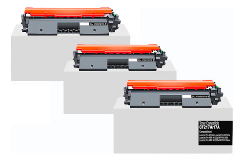 3 Toner Genericos Cf217a Para Laserjet Pro Mfp M130nw/m102a