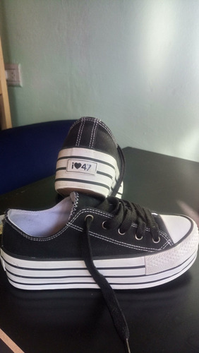 Zapatillas 47 Street Plataforma Original Talle 35