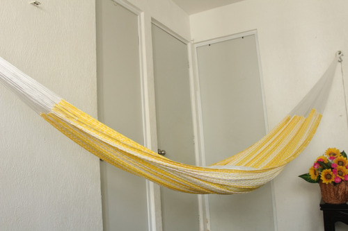 Hamaca Crochet Elaborada A Mano Hilo Fino Suave