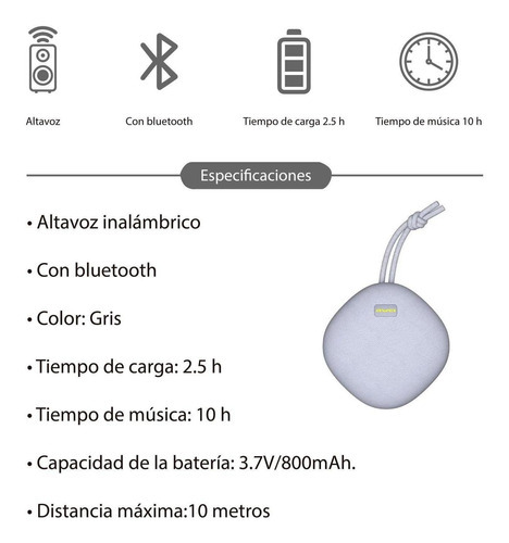 Altavoz Bluetooth Awei Y336 Inalámbrico Pequeño Portátil Color Rojo