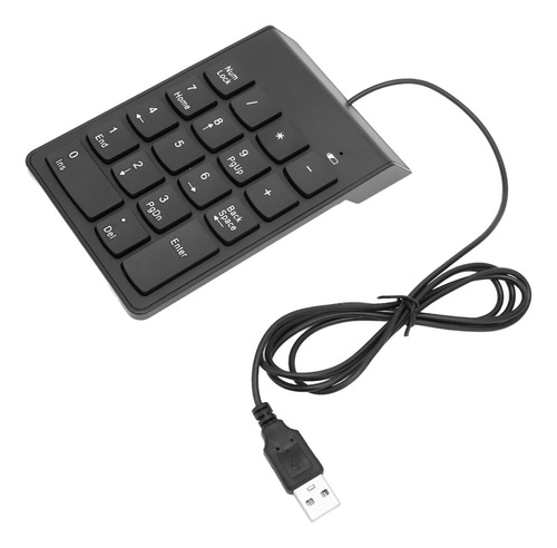 Teclado Numérico Ergonómico De 18 Teclas Usb2.0 Plug And Pla