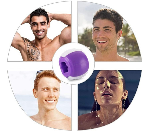 Imagen 9 de 9 de Ejercitador De Mandíbula Balón Facial Guarda Bucal