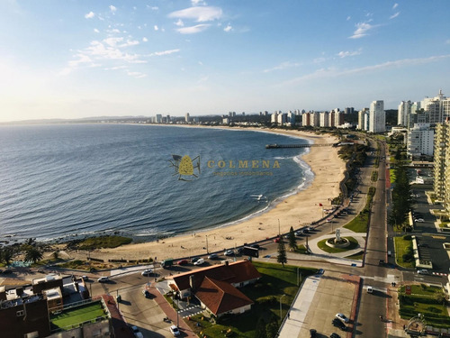 Apartamento De 3 Dor, 3 Baños ( 2 En Suite), Balcon Con Vista A La Playa Mansa Y Brava. En Una Excelente Ubicacion. Consulte!!!!! Por Alquiler- Ref: 2199