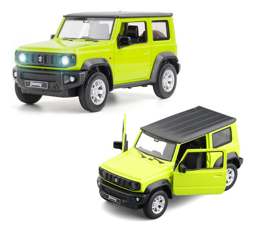 Suzuki Jimny 1/26 Miniatura Metal Coche Con Luces Y Sonido