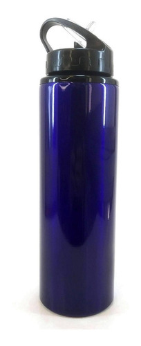 Imagen 7 de 10 de Botella Deportiva Aluminio 750 Ml Pico Rebatible 4 Unidades