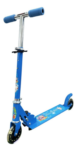 Scooter Patin Diablo Plegable Ajustable Urbano Metal Color Azul
