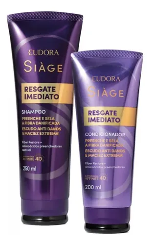Kit Eudora Siàge Resgate Imediato Shampoo + Condicionador