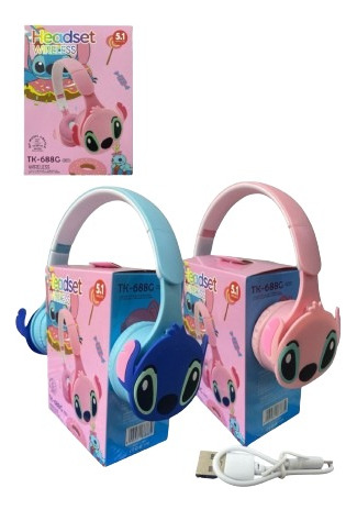 Audifonos Infantil Sticth #tk-688g