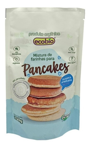 Mistura Orgânica Pancakes (panqueca Americana) 250g - Ecobio