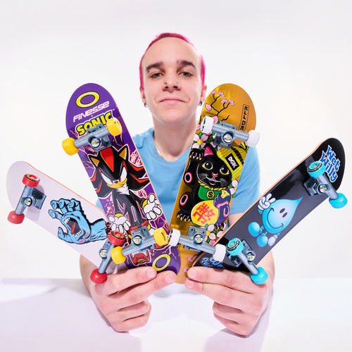 Handboard Sonic Juguete De Mini Patineta