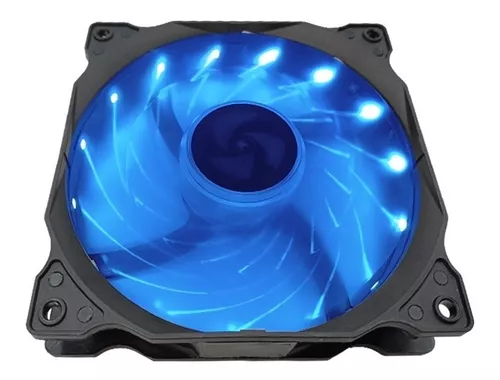 Ventilador Pc Led Azul 120mm - $ 5.500