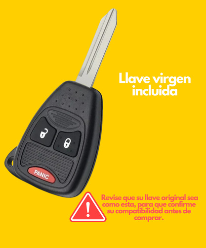Carcasa Llave Jeep Liberty Patriot Compass Wrangler