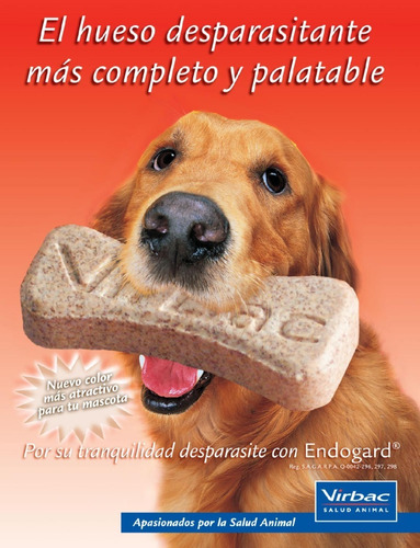 Imagen 2 de 4 de Endogard Antiparasitario Interno Virbac 30 Kg X 2unidades