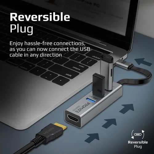 Hub Usb-c 3.0 Hdmi 4k Usb 3.0 5gbps Mediahub-c3 Backup