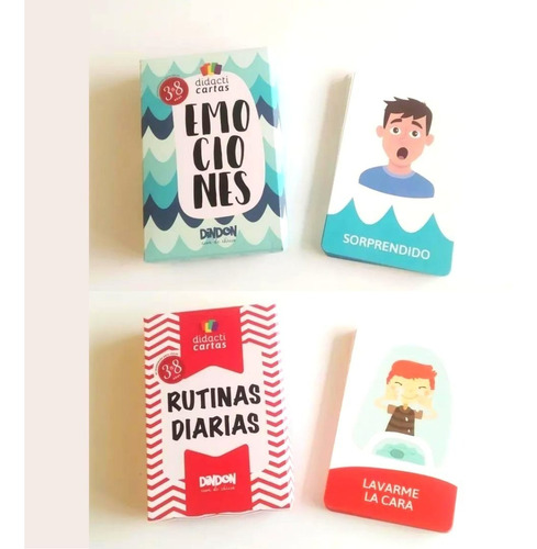 Cartas Didácticas De Emociones Y Rutinas Diarias