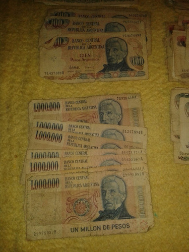 Coleccion Billetes Peso Austral Cruzeiro