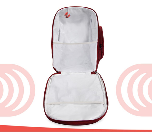 Imagem 4 de 5 de Mochila Baby Bag Casual Top Minnie Marsala C Trocador Disney