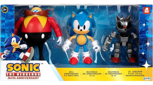 Sonic  Multipack De Figuras De 10 Cm Sonic 30 Aniversario