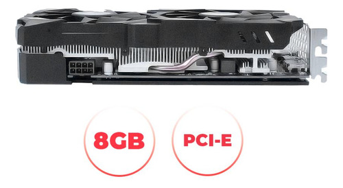 Placa De Vídeo Gamer Amd Radeon Rx580 Gddr5 8g Hdmi Dp