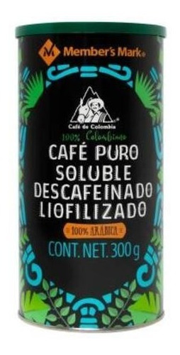 Café Puro Soluble Member's Mark Descafeinado 300 Gr Gourmet