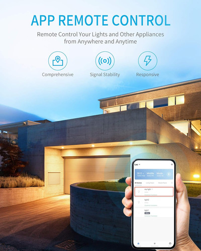 Syantek Enchufe Wifi Exterior, Enchufe Inteligente Exteri...