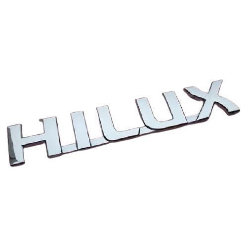 1 Emblema Hilux Abs Romado Traseiro Colante