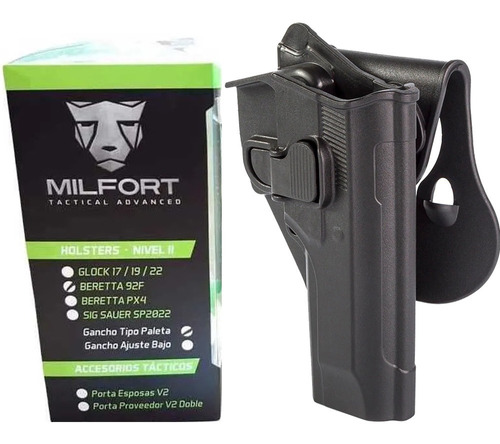 Funda Para Pistola Beretta 92fs Milfort Holster Reforzado