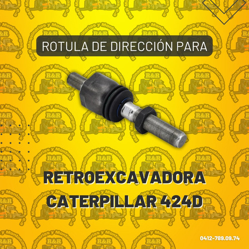 Rotula De Dirección Para Retroexcavadora Caterpillar 424d