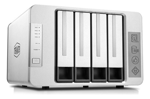 Servidor Nas Terramaster F4-210, 4 Bays, Quad - Core, 1 Gb