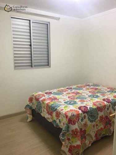 Apartamento Com 3 Dormitórios À Venda, 64 M² Por R$ 350.000,00 - Residencial Spazio Poeme - Paulínia/sp - Ap0453