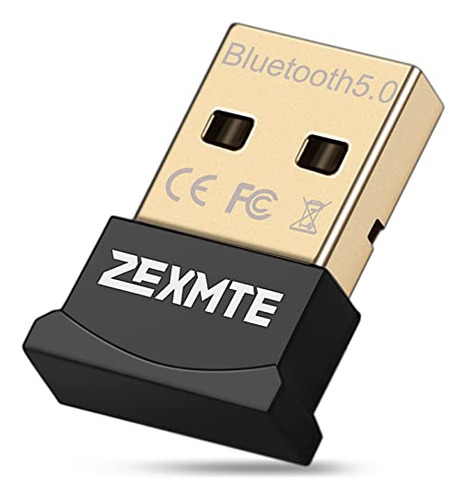 Adaptador Usb Bluetooth Para Pc, Zexmte 5.0 Bluetooth Dongle