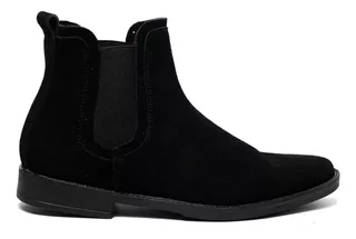 Botas Jo Chelsea Negro Para Hombre En Cuero -outlet Shop Col