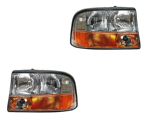 2- Faros C/niebla Para Oldsmobile Bravada 1998/2001 Tyc