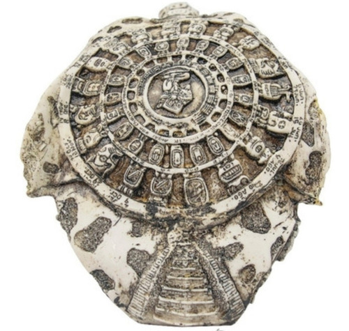 Guerrero Jaguar Cabeza Con Símbolos Azteca