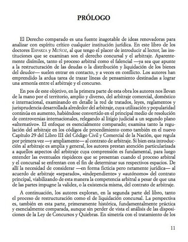 Arbitraje Comercial Y Derecho Concursal, De Esparza, Muñoz. Editorial Marcial Pons, Tapa Blanda En Español, 2016