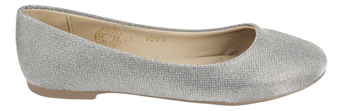 Zapato Flat Casual Plata Dama Stampa Tres Reyes