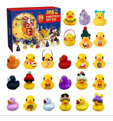 A Juego Calendario De Adviento Pato De Goma 24 Patos