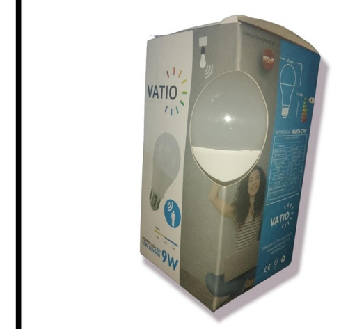 Bombillo Led Con Sensor De Movimiento Integrado 9w