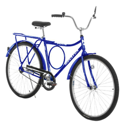 Bicicleta Houston Super Forte Cp Contra Pedal Aro 26 Azul