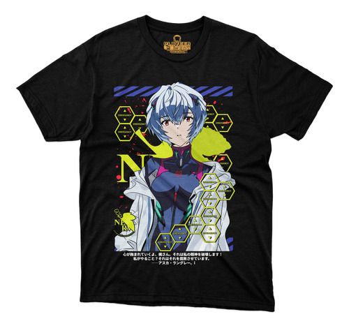 Playera Evangelion Anime Rei Ayanami Eva 00 Genesis